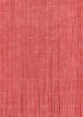 High Resolution Bamboo Place Mat Rustic Slatted Interlaced Bleached Mottled Light Red Coarse Texture