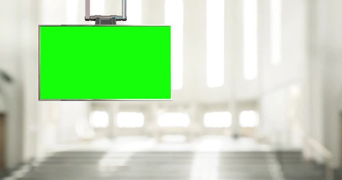 Office Virtual Set Backdrop for Green Screen Video Productions