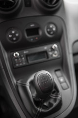 Fototapeta premium view of the manual gearbox