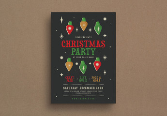 Christmas Party Flyer Layout