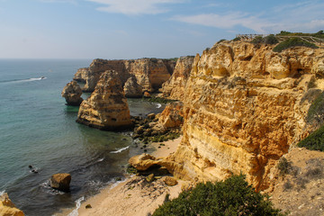 Lagos beach view point from the cliff
