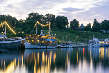 boats on lake