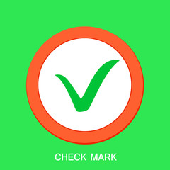 Check mark icon. Tick symbol, tick icon. Vector © arabel0305