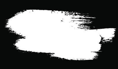 Vector brush sroke texture. Distressed uneven grunge background. Abstract distressed vector illustration. Overlay over any design to create interesting effect and depth. Black isolated on white. EPS10
