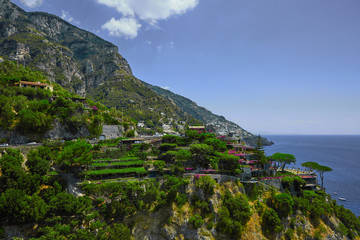 One of the best resorts of Italy with old colorful villas on the steep slope, nice beach, numerous...