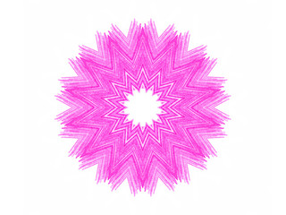 Abstract pink shape