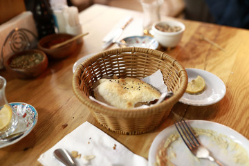 Leftovers of food