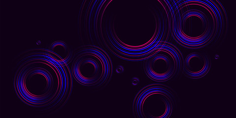 Sale Abstract circular geometric background geometric dynamic lines