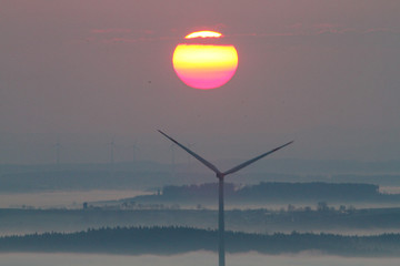 Sonnenaufgang im Hofer Land
