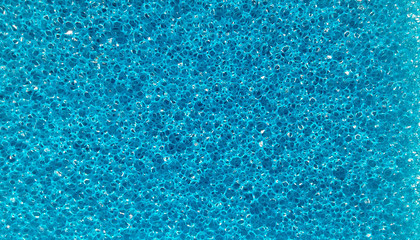 Blue texture in the form of small bubbles, background, sponge