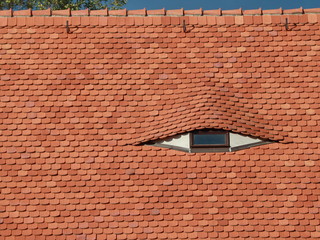Fledermausgaube im sanierten Dach