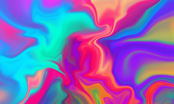Colorful rainbow abstract vibrant liquid background texture	