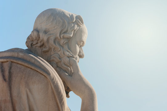 classic statue of Socrates