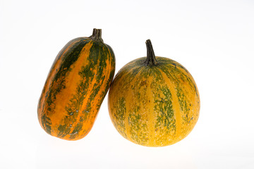 Two small pumpkin
