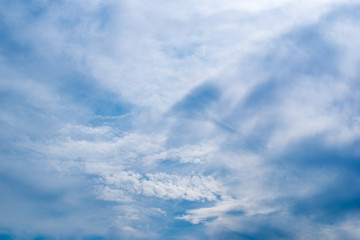Abstract background with cloud in the blue sky.