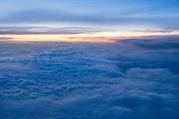 Sunrise Sky View At 8000km