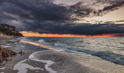 sonnenuntergang am meer