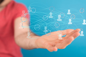 social network and leadership as concept.You need resource