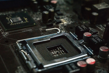 Fototapeta na wymiar CPU Socket