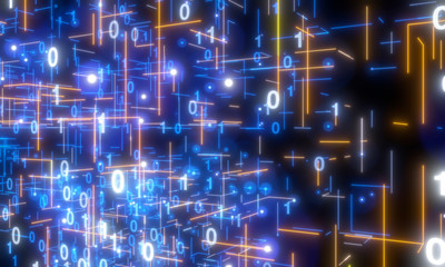 Software, web development, programming concept. Abstract Programming