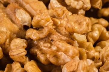 group of salty and delicious nuts