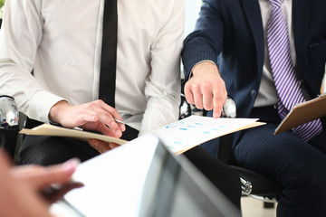 Young manager in office