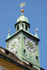 Fototapeta na wymiar Graz clock tower
