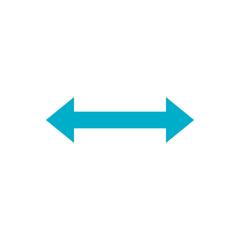 Isolated blue arrow icon vector design