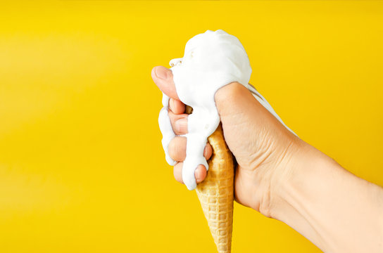Melting ice clearance cream cone