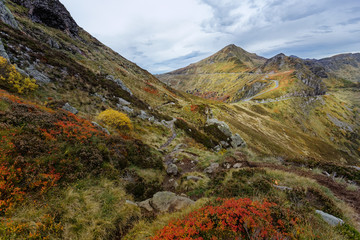 Puy Mary montagne du Cantal en automne