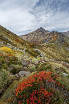 Puy Mary montagne du Cantal en automne