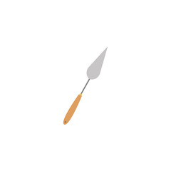 Isolated paint spatula flat design