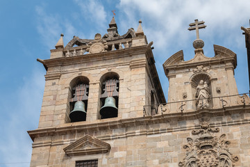 Fototapeta na wymiar architectural detail of Braga Cathedral, Portugal