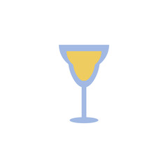 Isolated cocktail icon flat design