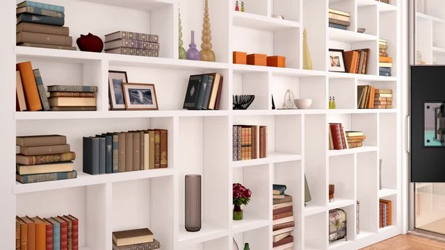 Library Virtual Set Background