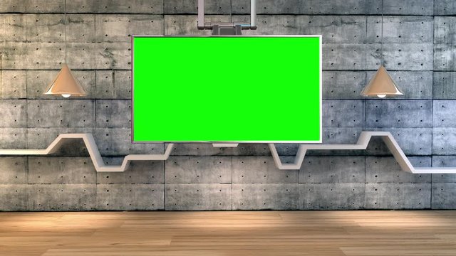 Library Virtual Set Background