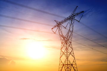 High voltage post or High voltage tower