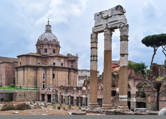 Fototapeta premium Forum Romanum, Rzym, Włochy