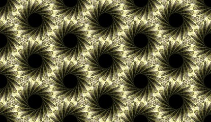 Seamless background. Modern stylish abstract texture. Repeating color patterns on black background