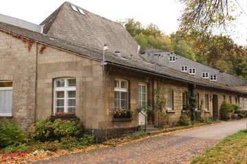 Historisches Gebäude im Kloster Maria Laach in der Eifel