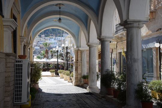 Arkadengang in Kalymnos