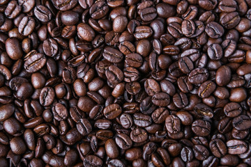 coffee beans on a background