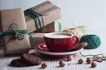 Gifts and Christmas decor