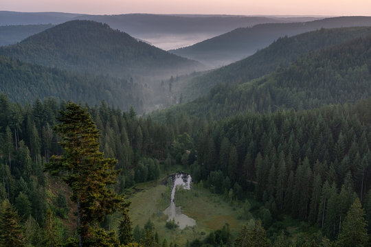 Ellbachseeblick Sonnenaufgang