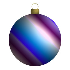 weihnachtskugel bunt gestreift