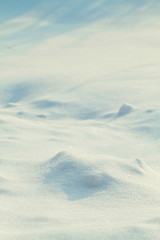 a snow background close up