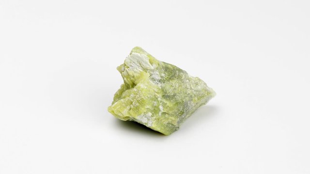 Mineral coil on a white background.