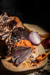 Goose ham prosciutto