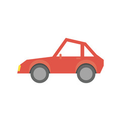 Isolated car icon flat design