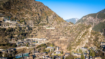 Obraz premium Andorra-la-Vella - a capital of Andorra